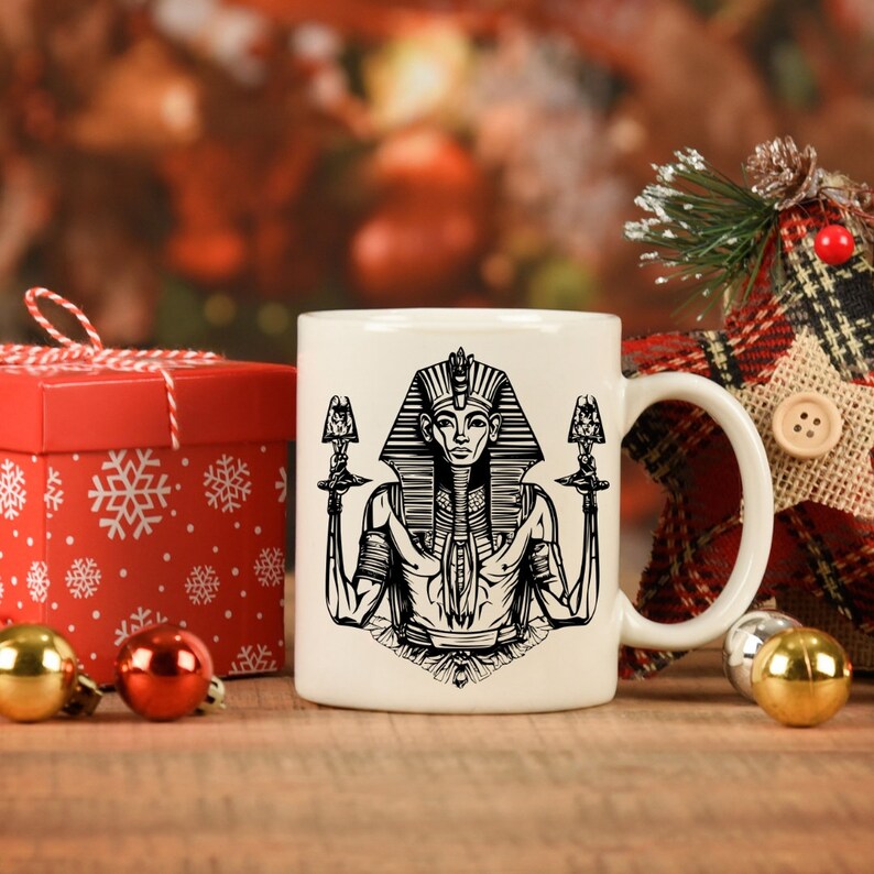 Pharaoh SVG & PNG Bundle – 9 Ancient Egyptian Designs (digital Clipart ...