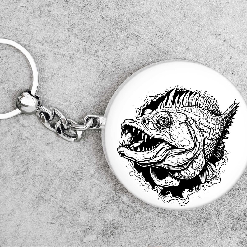 Crocodile Fish SVG Clipart – Aquatic Wildlife Illustration Set (digital ...