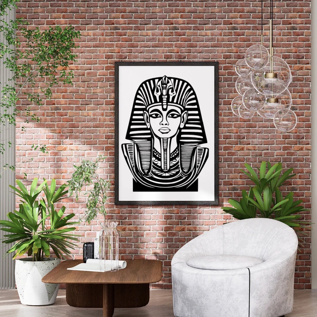 Pharaoh SVG & PNG Bundle – 9 Ancient Egyptian Designs (digital Clipart ...
