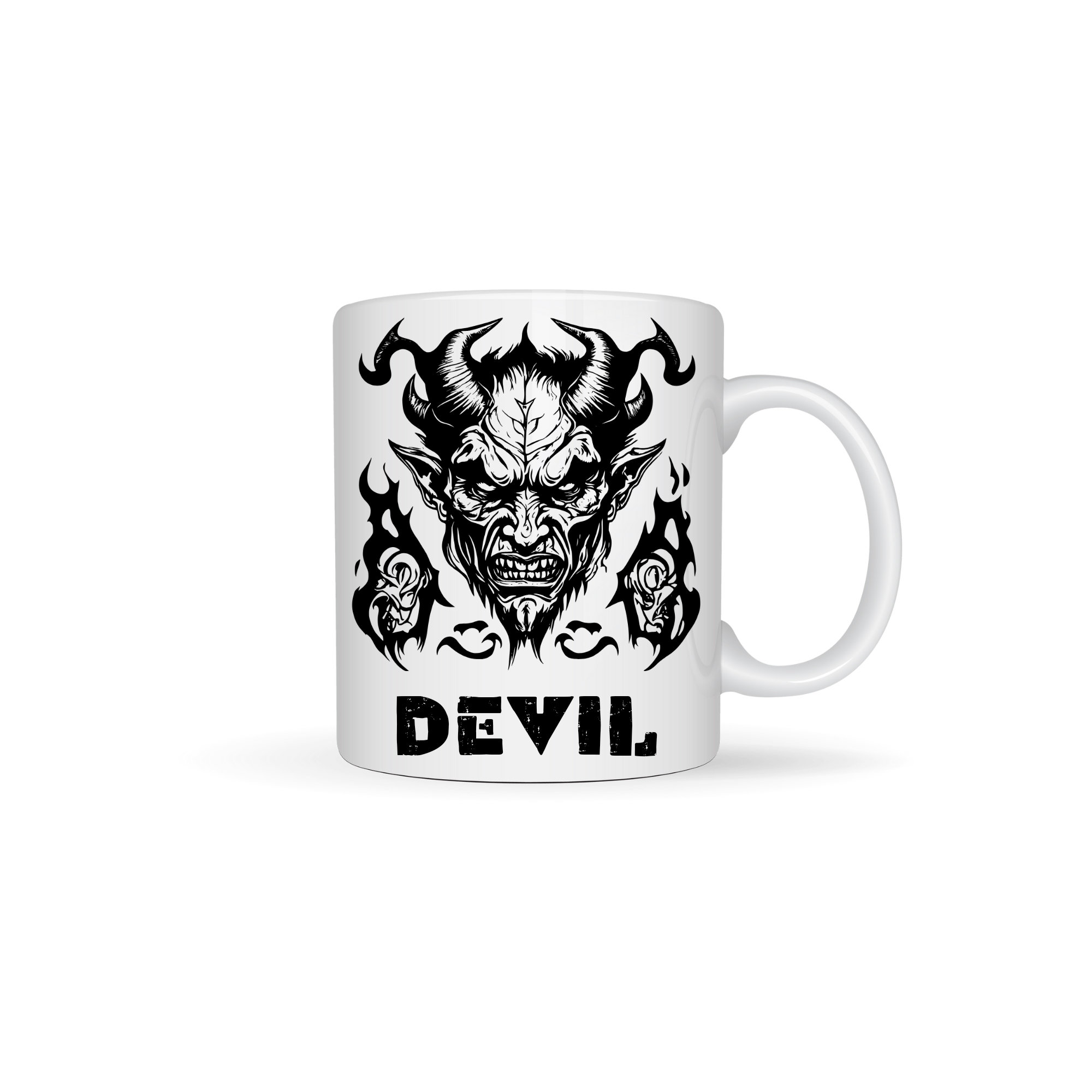 12 Pieces Sinfully Good Devil Face SVG and PNG Files ,DEVIL