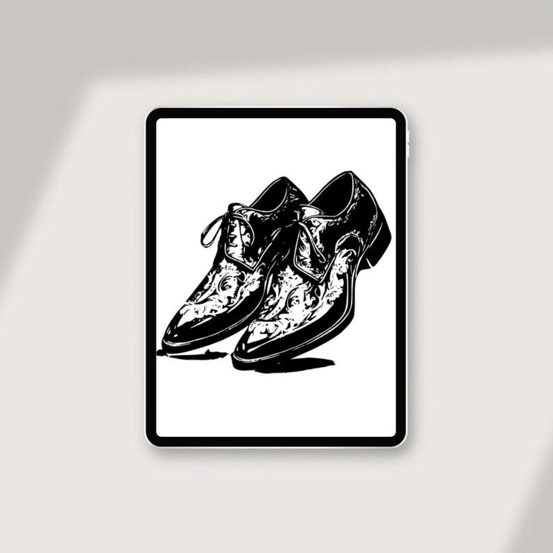May include: A pair of black leather shoes with a patterned design. The shoes have a pointed toe and a lace-up closure.