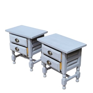 Grey Bedside Tables 2