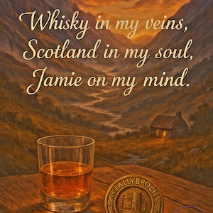 Scottish Highland Romance - Jamie On My Mind - Digital and Printable Wall Art | Multi-Size Ratios | Outlander Gift