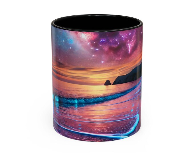 Two-Tone Coffee Mugs, (11, 15oz)