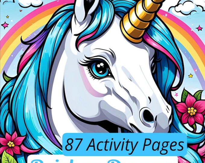 Rainbow Dreams: Coloring Book of Unicorns