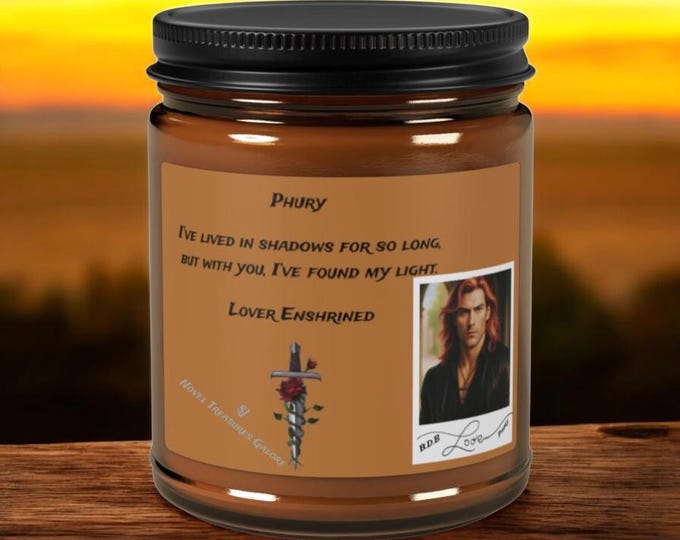 Black dagger Brotherhood Phury Scented Soy Candle