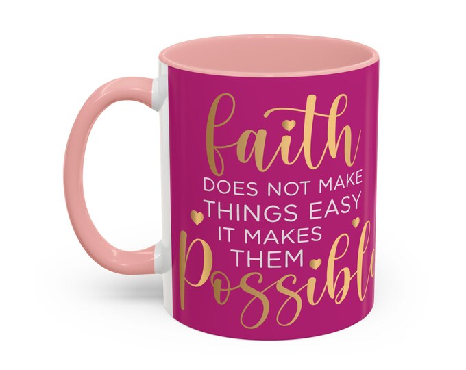 Accent Coffee Mugs, 11 oz, 15oz