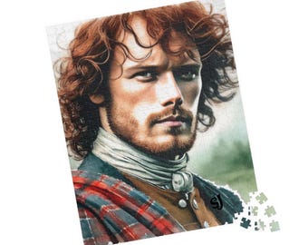Jamie Fraser Portrait Jigsaw Puzzle