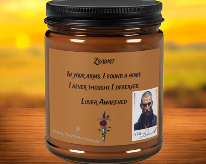 Black dagger Brotherhood Zsadist Scented Soy Candle
