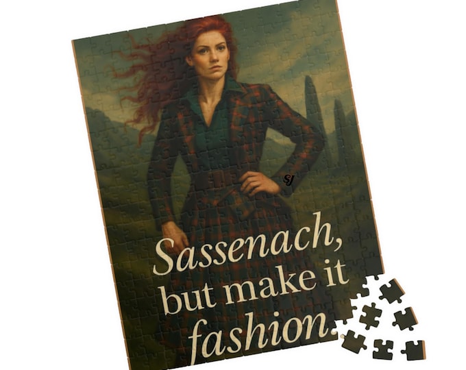 Sassenach but make it fashion - Inspired by Outlander Jigsaw Puzzle