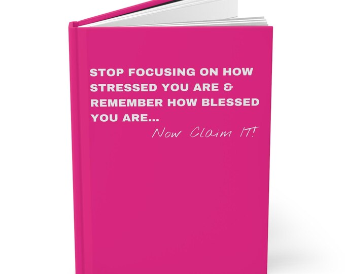 Now Claim It! Hardcover Journal Matte