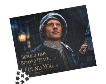 Outlander Inspired Puzzle | Romantic Highland Ghost Art, Timeless Love Story