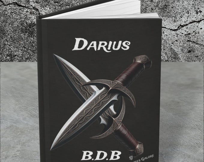 Black Dagger Brotherhood Darius Hardcover Journal Matte