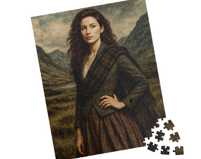 Sassenach but make it fashion - Inspired by Outlander Jigsaw Puzzle