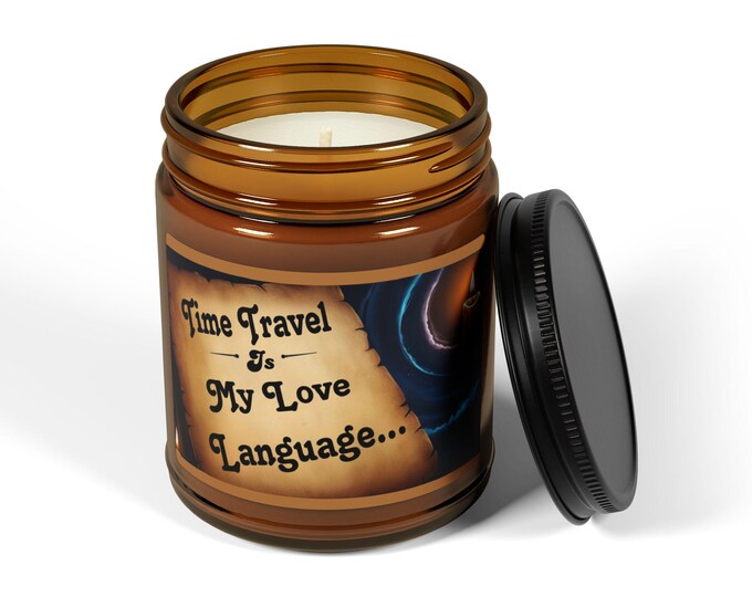 Time Travel - Inspired by Outlander - Scented Soy Candle, Aromatic Decorative Candle, Cozy Home Decor, Relaxation Candle