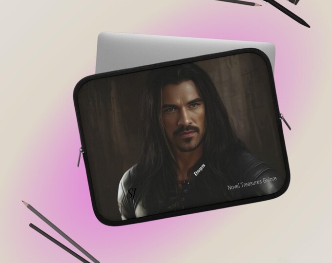 Darius Laptop Sleeve - Bold Design, Protective Case, Gift for Students, Tech Accessories, Fun Office Decor, Vibrant Tech Case