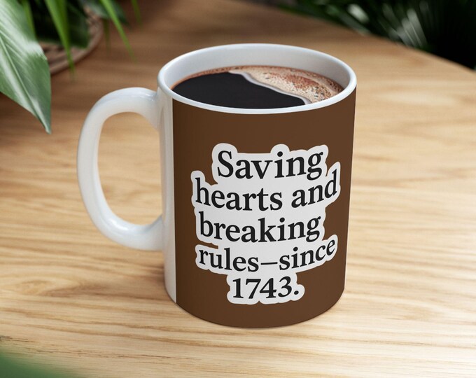 Ceramic Mug, Perfect for Outlander Fans, Coffee Lover Gift, Unique Collectible,