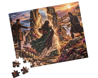Two Centuries One Love Puzzle, Scottish Highlands Time Travel Romance, Castle Fantasy