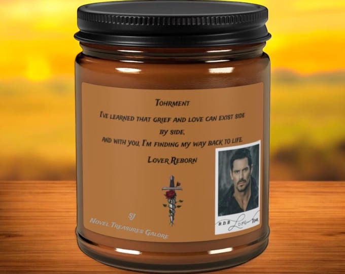 Black dagger Brotherhood Tohrment Scented Soy Candle