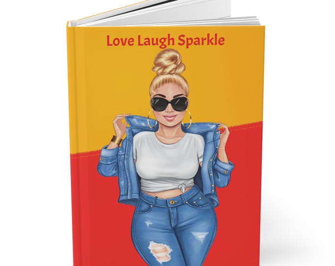 Love laugh sparkle  Journal Matte