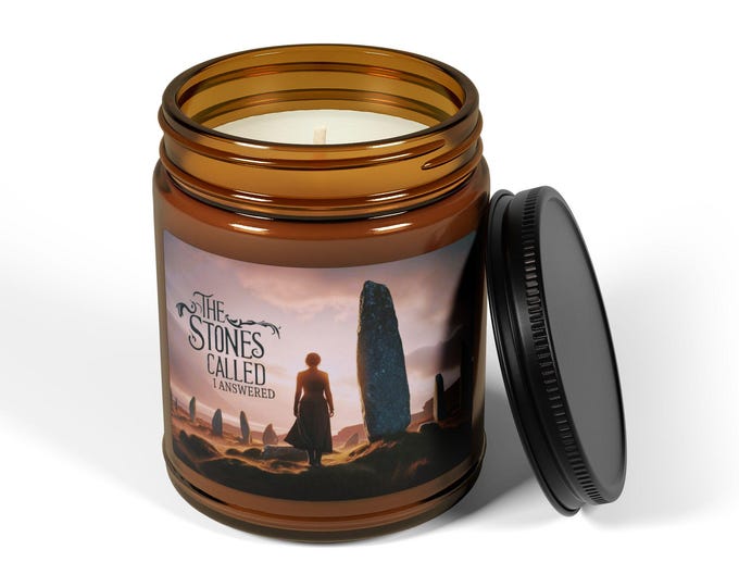 The Stones Called  - Inspired by Outlander - Scented Soy Candle, Aromatic Decorative Candle, Cozy Home Decor, Relaxation Candle