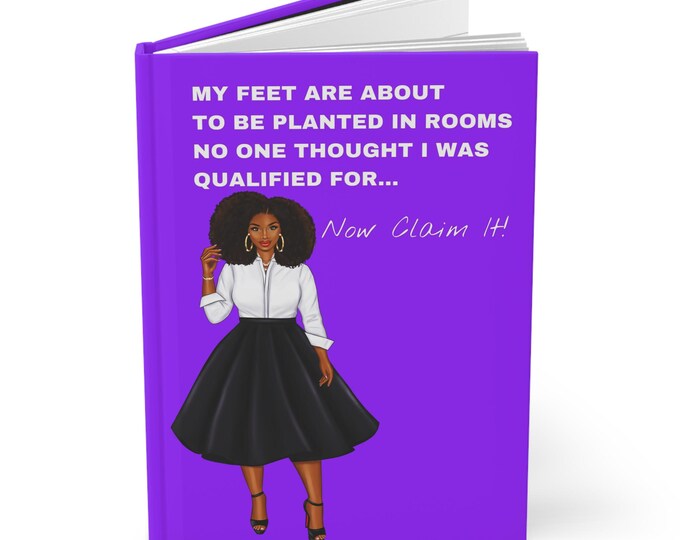 My Feet Are About To Be Planted Hardcover Journal Matte
