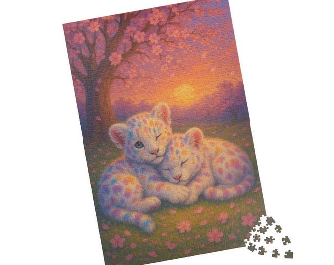 Leopard Cubs Jigsaw Puzzle: Family Fun Activity