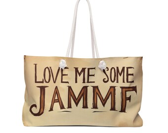 JAMMF Weekender Bag: Outlander Inspired Floral Travel Tote