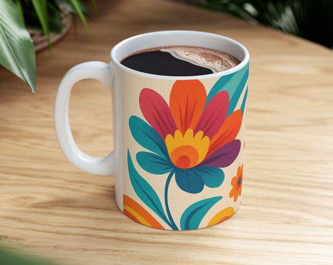 Ceramic Mug, Perfect for Coffee Lover Gift, Unique Collectible,