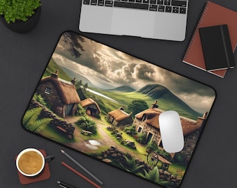 Outlander Inspired Highland Village Desk Mat..