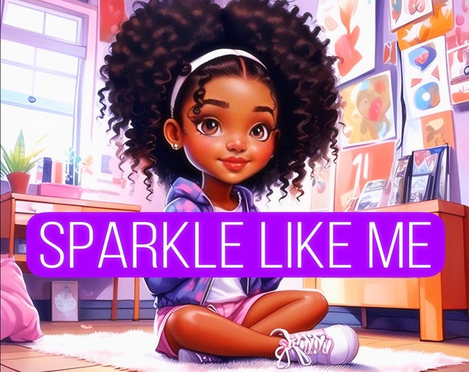 Sparkle Like Me: Affirmations Coloring Book