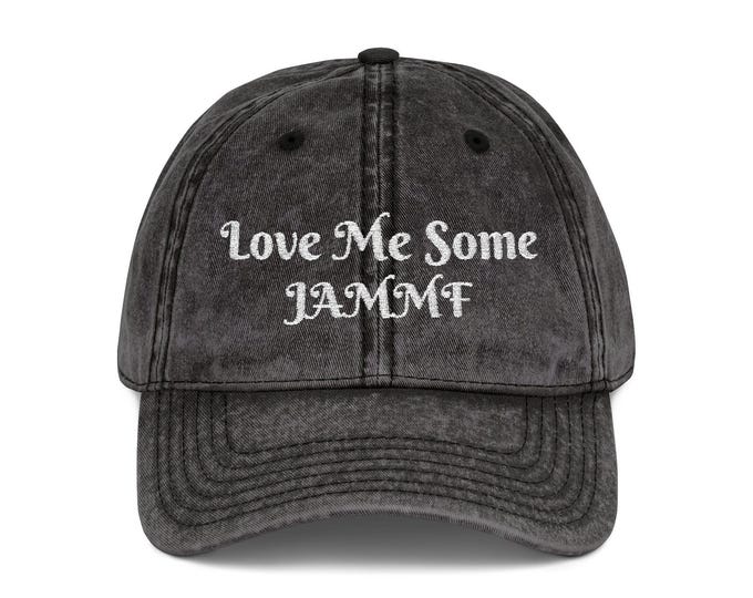 Love Me Some JAMMF Vintage Cap | Embroidered Distressed Baseball Hat