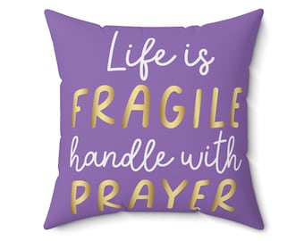 His Life Saved My Life Accent Pillow.
