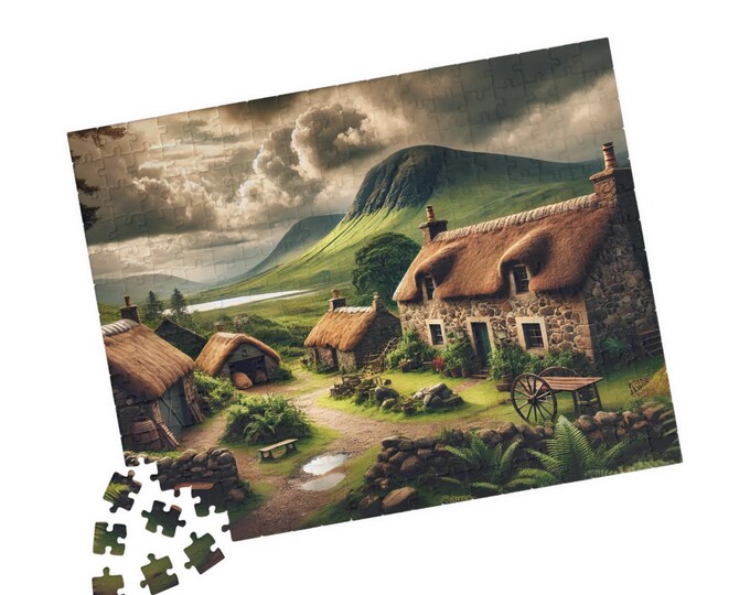Outlander Inspired Highland Village Jigsaw Puzzle