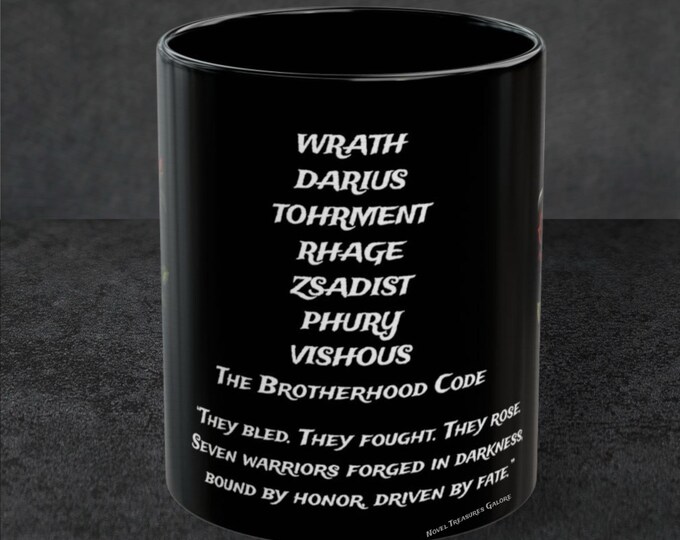 B.D.B Black Mug - Dark Fantasy Coffee Cup, Unique Gift for Fans, Movie Lover Mug, Collectible Drinkware, Perfect for the BDB Fandom