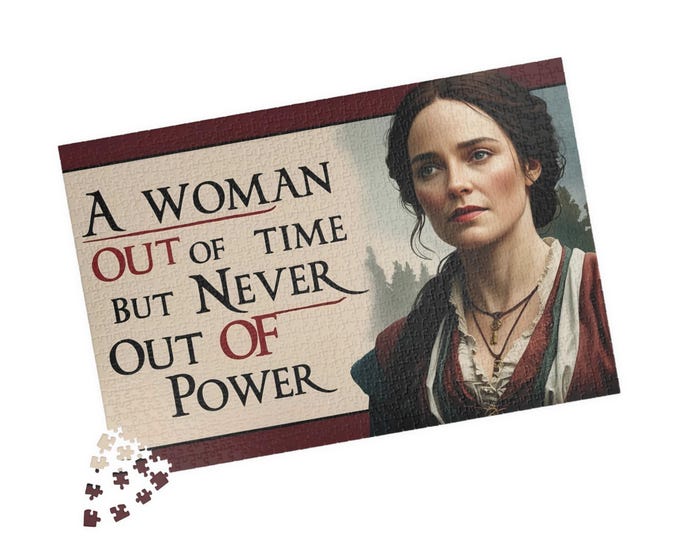 Inspired by Outlander - A Woman Out Of Time Jigsaw puzzle