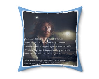 Jamies Wee Faith Accent Pillow.