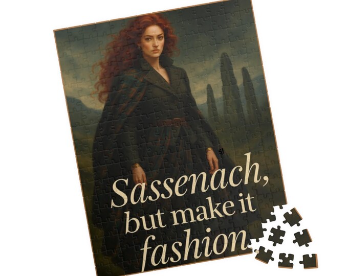 Sassenach but make it fashion - Inspired by Outlander Jigsaw Puzzle
