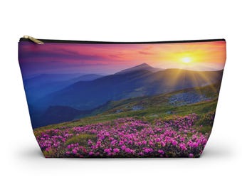 Scenic Pouch, Travel Organizer, Makeup Bag, Gift for Art Lovers, Eco-friendly Storage