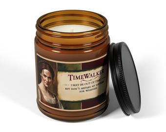 Inspired by Outlander - TIMEWALKER Scented Soy Candle, Aromatic Decorative Candle, Gift for Him, Cozy Home Decor, Relaxation Candle