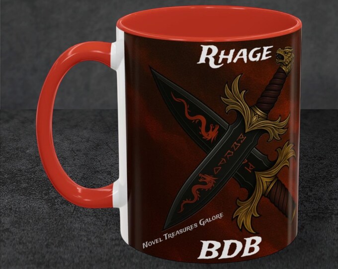 Black Dagger Brotherhood - Rhage Two-Tone Coffee Mugs (11, 15oz)