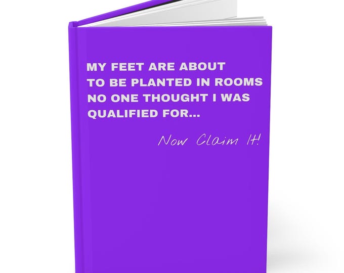 Now Claim It! Hardcover Journal Matte