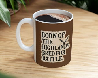 Outlander Fan Ceramic Mug: Scottish Highlands Gift (11oz 15oz)