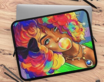 Laptop Sleeve - Bold Design, Protective Case, Gift for Students, Tech Accessories, Fun Office Decor, Vibrant Tech Case