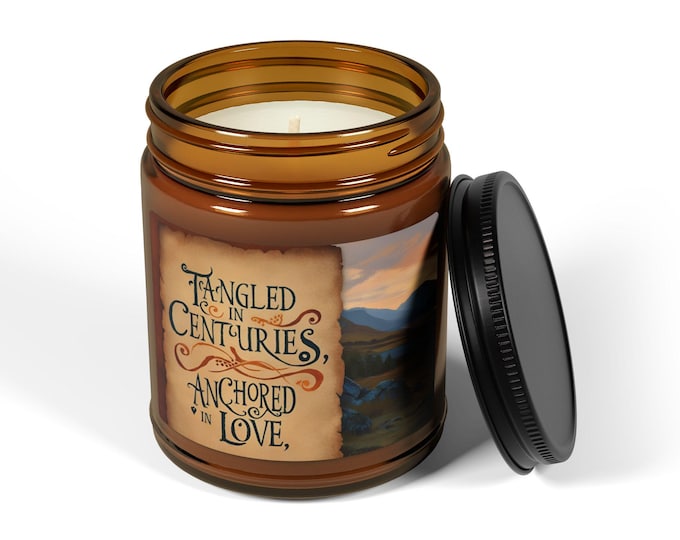 Tangled In Centuries - Inspired by Outlander - Scented Soy Candle, Aromatic Decorative Candle, Cozy Home Decor, Relaxation Candle