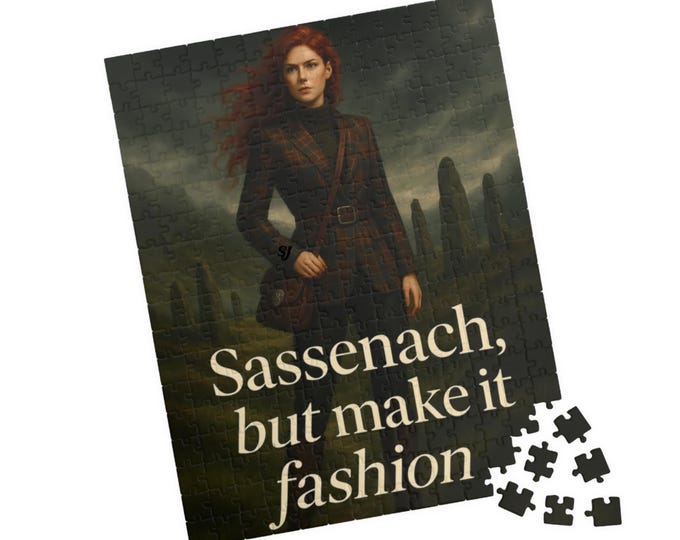 Sassenach but make it fashion - Inspired by Outlander Jigsaw Puzzle