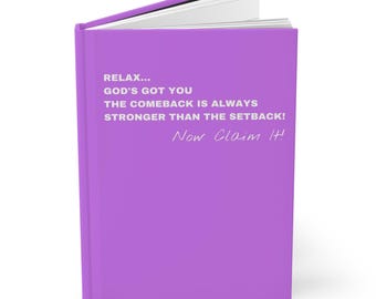 Now Claim It! Hardcover Journal Matte