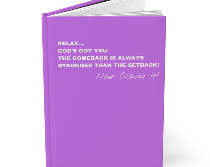Now Claim It! Hardcover Journal Matte