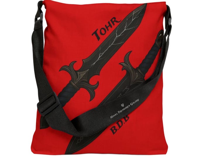 Tohr Edgy Art Tote Bag 2 - Perfect for Gifting, Everyday Use, Travel, and Style - Adjustable Sling Bag with Unique Bag,