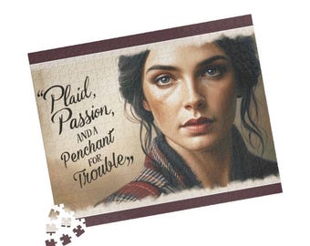 Inspired by Outlander - Plaid, Passion Jigsaw puzzle